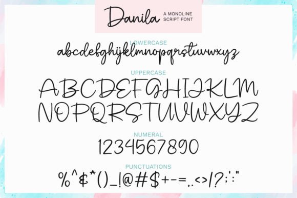Danila Font PNG with transparent background - Preview 6