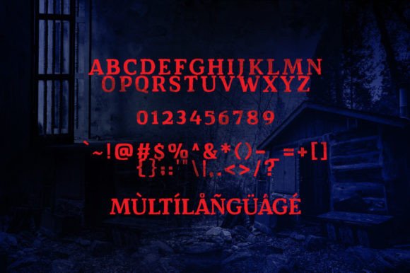 Dark Hut Font - Preview 5