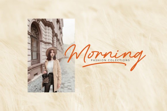 Evening Wind Font - Preview 1