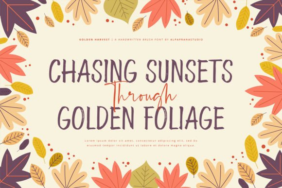 Golden Harvest Font - Preview 5