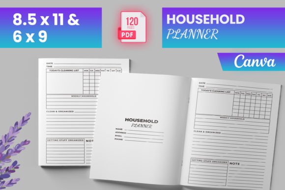 Household Planner for Canva KDP