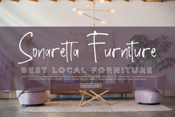 Marqaleetta Font PNG with transparent background - Preview 3