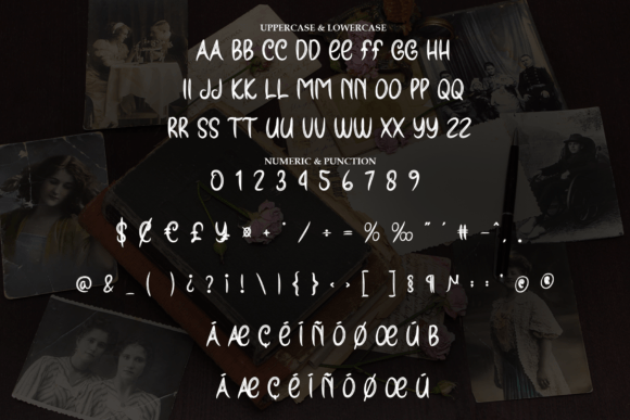 Memory Picture Font PNG with transparent background - Preview 6