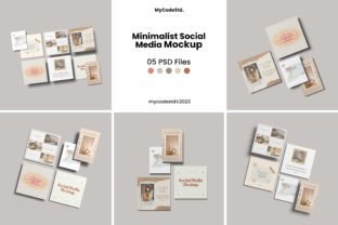 Minimalist Social Media Mockup Graphic by My Code Std · Creative Fabrica