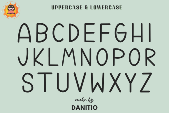 Minny Font PNG with transparent background - Preview 1