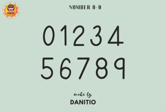 Minny Font PNG with transparent background - Preview 2
