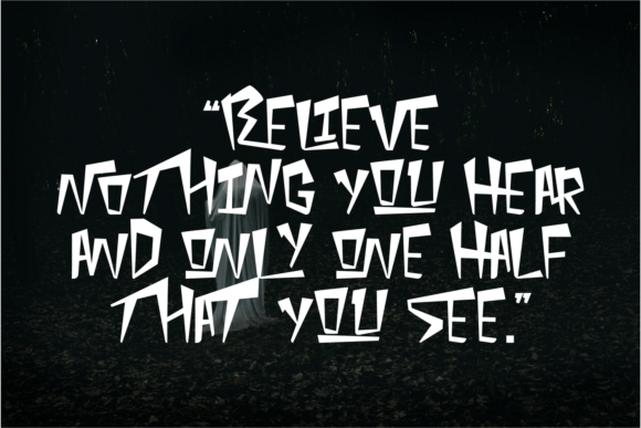 Perfectly Abstract Font PNG with transparent background - Preview 1
