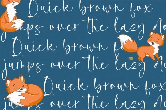 Rainquote Font PNG with transparent background - Preview 3