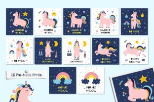 Unicorns Clipart Collection Graphic by jsabirova · Creative Fabrica
