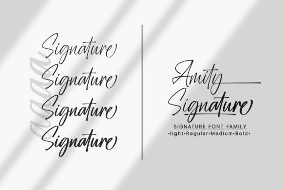 Amity Signature Font - Preview 1