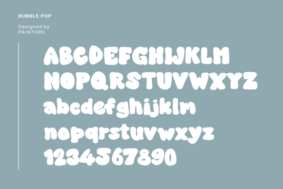 Bubble Pop Font - Preview 1