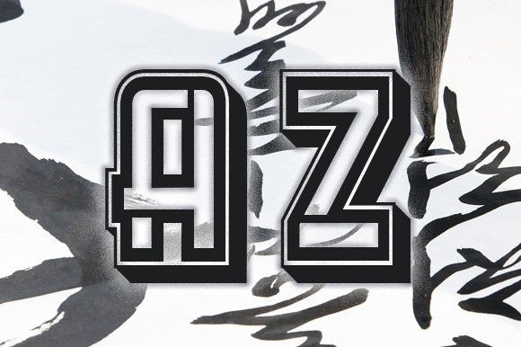 Chinois Font - Preview 2