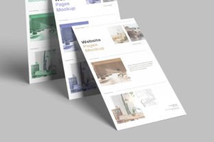Clean Website Page Mockup Graphic by My Code Std · Creative Fabrica