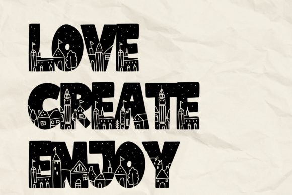 Dream City Font font preview - 2