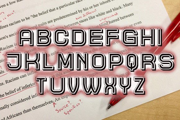 Highlight Font PNG with transparent background - Preview 1