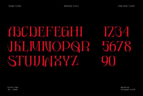 Jhenic Font PNG with transparent background - Preview 4