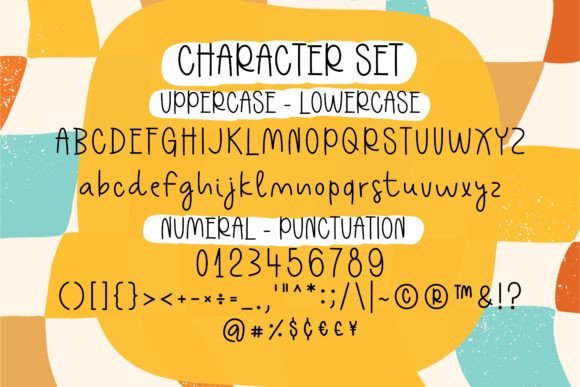 Little Groovy Font PNG with transparent background - Preview 4
