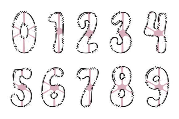 Mangosteen V1 Font PNG with transparent background - Preview 3