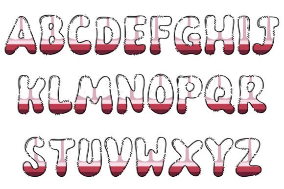 Mangosteen V2 Font PNG with transparent background - Preview 1