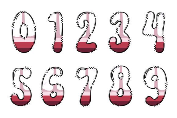 Mangosteen V2 Font PNG with transparent background - Preview 3