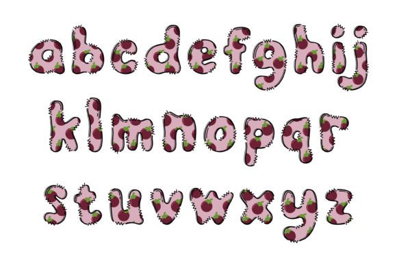 Mangosteen V3 Font PNG with transparent background - Preview 2