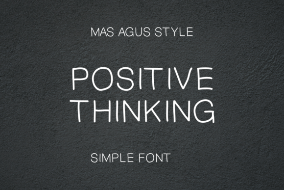 Mas Agus Font PNG with transparent background - Preview 1
