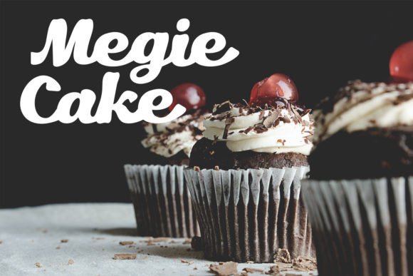 Megie Ceyal Font PNG with transparent background - Preview 5