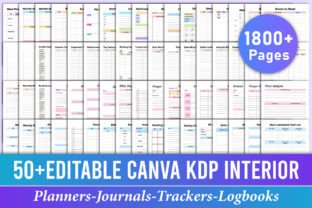 50+Editable Canva Kdp Interior Graphic by Mustafiz · Creative Fabrica