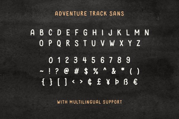 Adventure Track Font - Preview 6