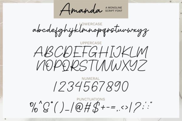 Amanda Font - Preview 6