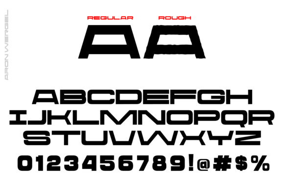 Aron Wergel Font - Preview 5
