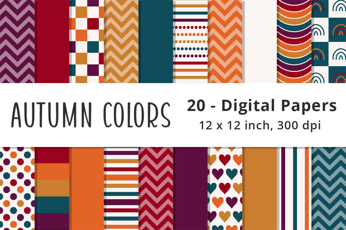 Autumn Seamless Digital Papers