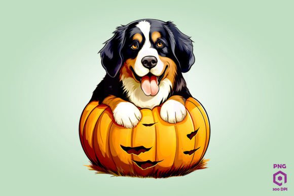 Dog Inside Huge Pumpkin Clipart Bundle Bundle · Creative Fabrica
