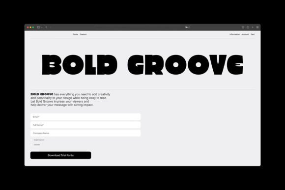 Bold Groove Font - Preview 6