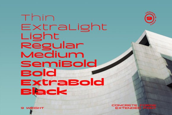 Concrete Forge Font - Preview 1