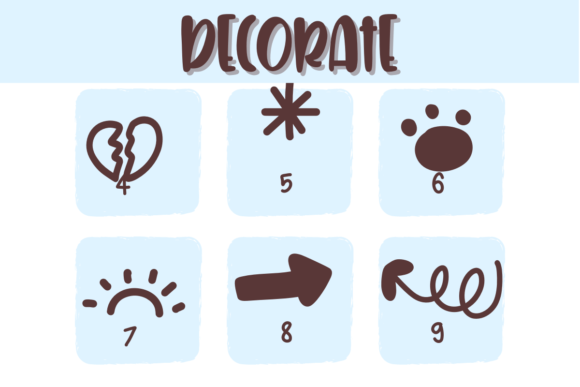 Decorate Font - Preview 3