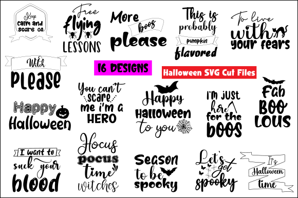 Halloween SVG Bundle Graphic by Artneticy Fly · Creative Fabrica