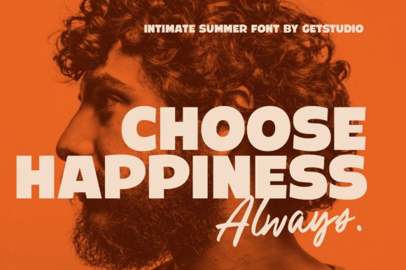 Intimate Summer Font PNG with transparent background - Preview 2