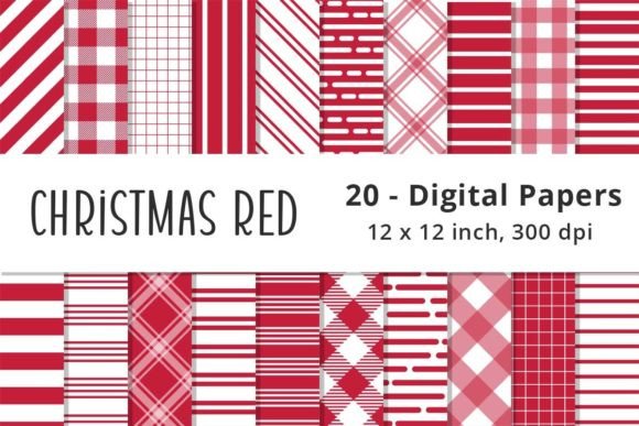 Red Seamless Striped Backgrounds