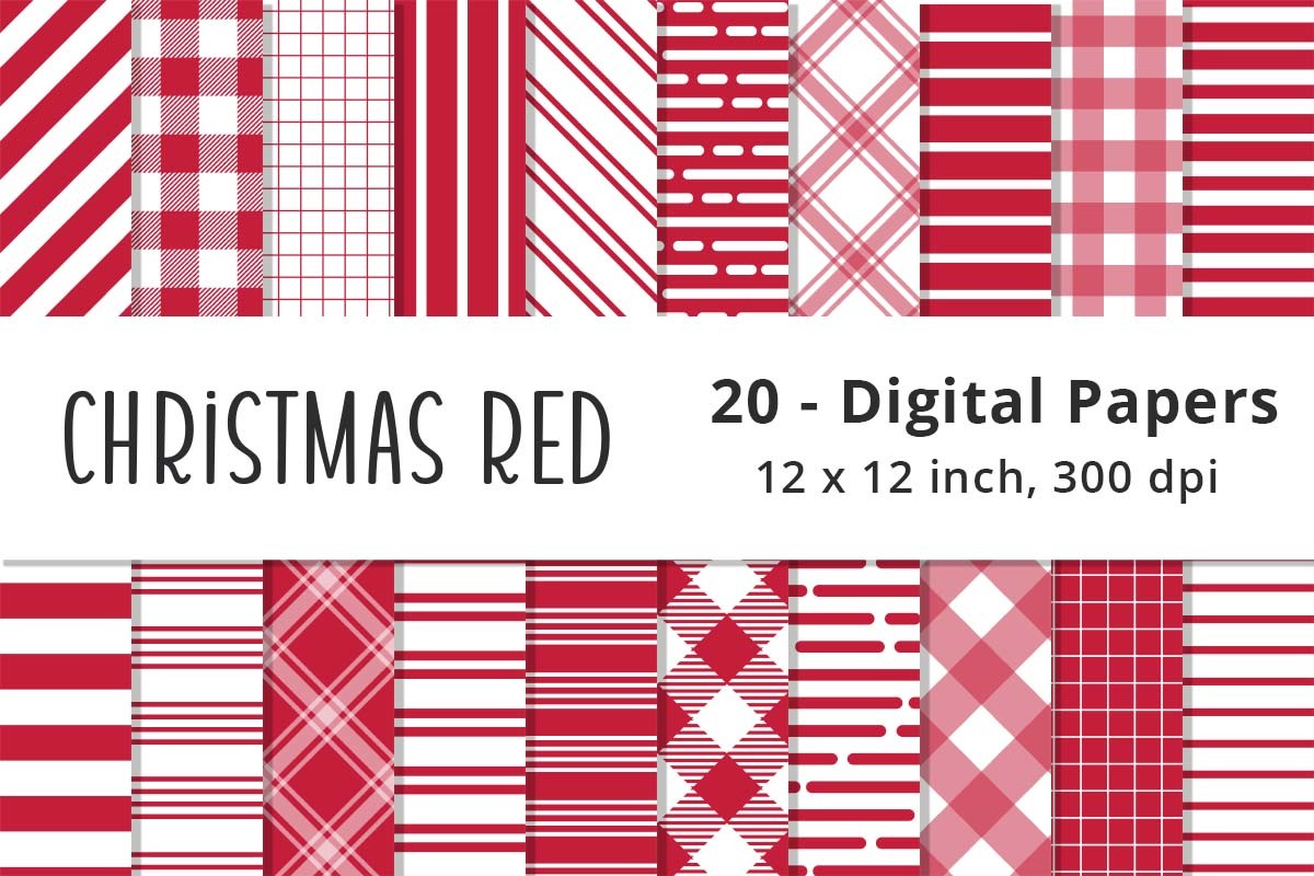 Red Seamless Striped Backgrounds