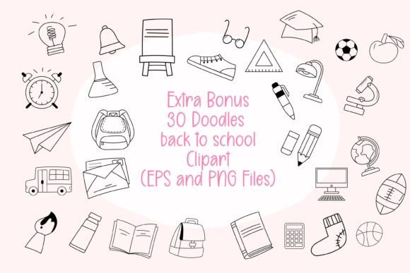 School Mate Font PNG with transparent background - Preview 1