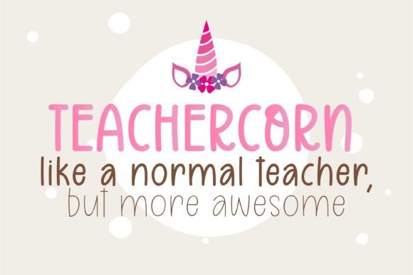 School Mate Font PNG with transparent background - Preview 3