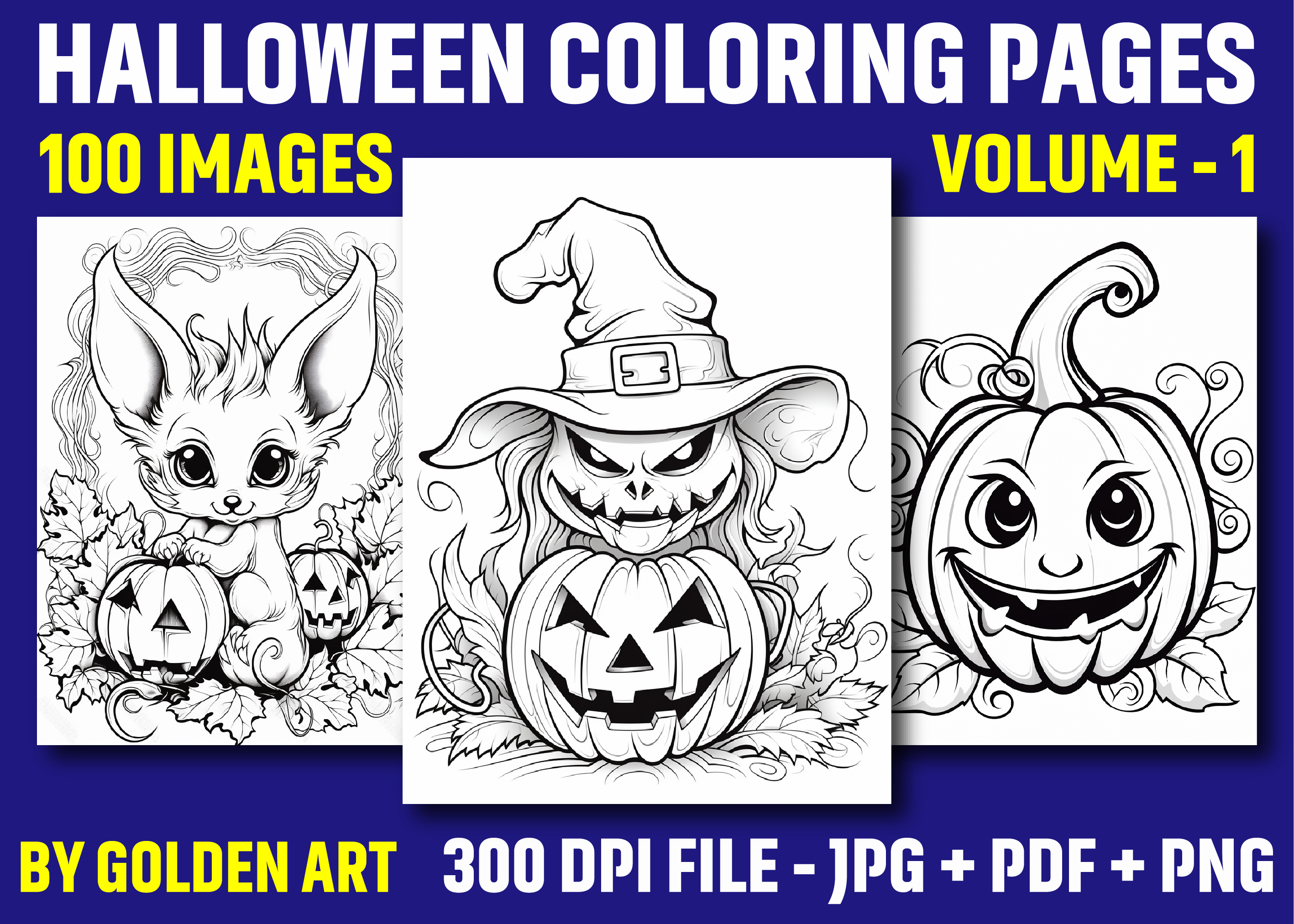 100 Adults Halloween Coloring Pages
