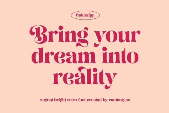 August Bright Font - Preview 1