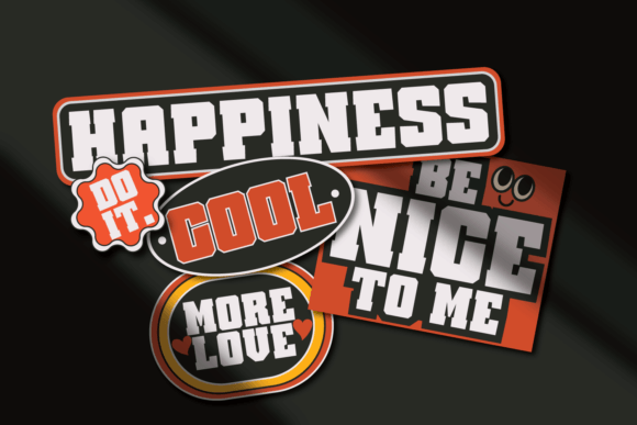 Black Engine Font - Preview 2