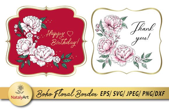 Boxo Floral Border.