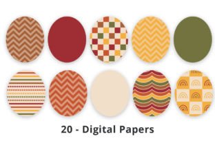 Fall Digital Papers Graphic by Lemon Paper Lab · Creative Fabrica