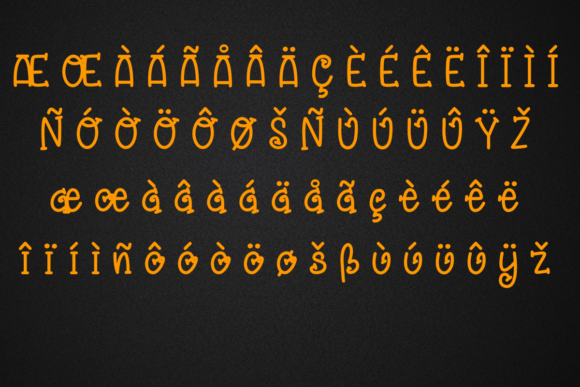 Halloween Pumkins Font PNG with transparent background - Preview 6
