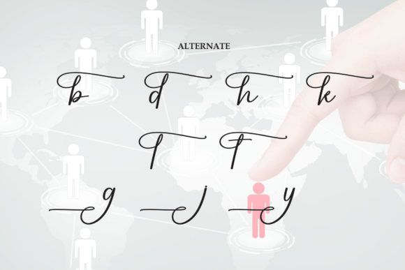 Linking Font font preview - 6