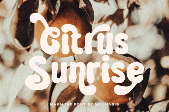 Makmure Font PNG with transparent background - Preview 1